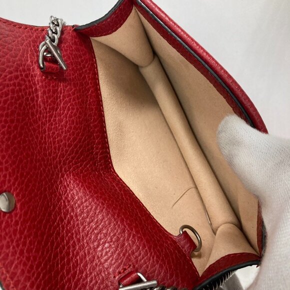 GUCCI Red Shoulder Bag - Picture 9 of 13